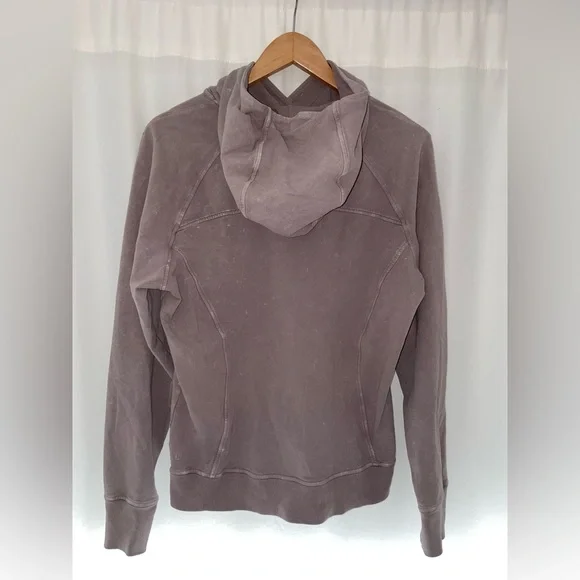 Lululemon scuba pullover women’s size 8 wash purple gray hoodie Lulu sweatshirt - Picture 3 of 4